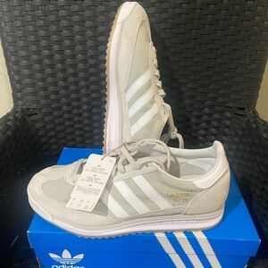 Adidas SL 72 Light Gray and White Shoes